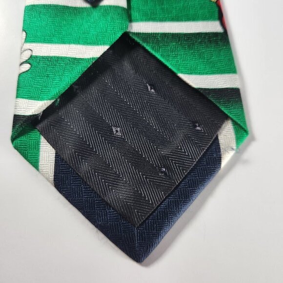 Mickey Mouse Football Necktie Men's 100% Silk Tie Made in Korea Mickey &… Co - Picture 11 of 11